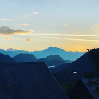 Studio Loft mit Blick auf die Karawankenkette in Slowenien